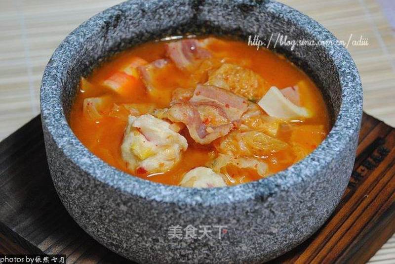 超越正一味的——【石锅鱼丸泡菜汤】